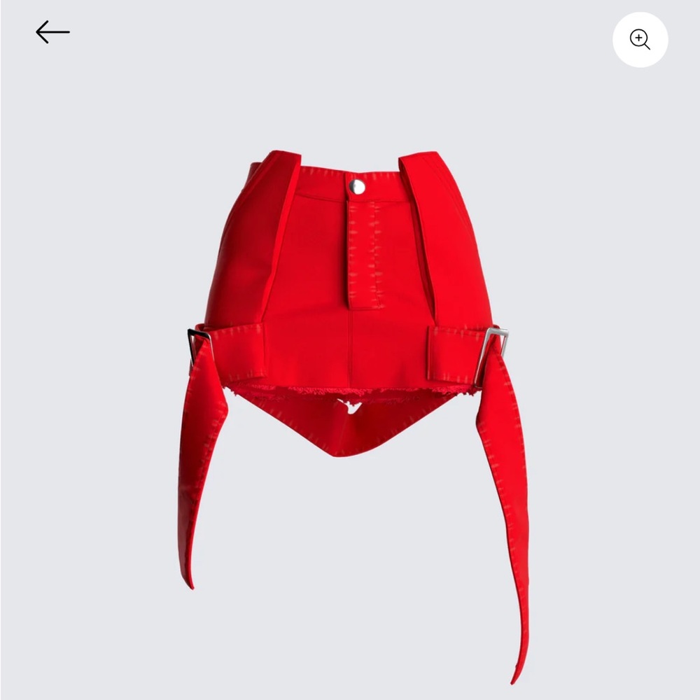 Finesse Brielle Red Mini Skirt